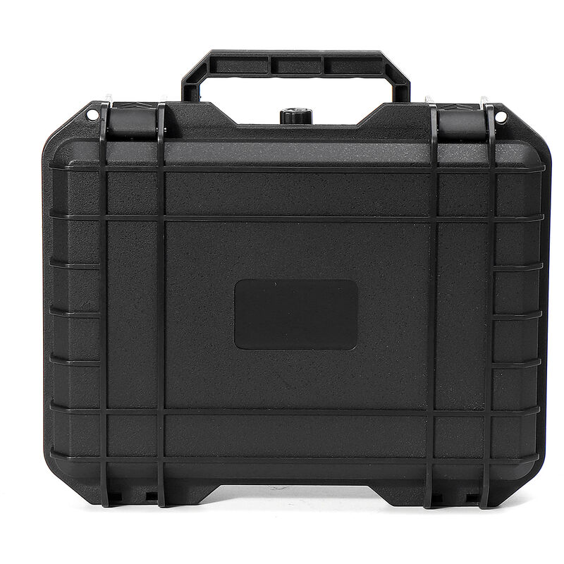 foto del prodotto drillpro custodia per il trasporto in plastica dura impermeabile custodia per attrezzi organizer portatile schiuma zebraa