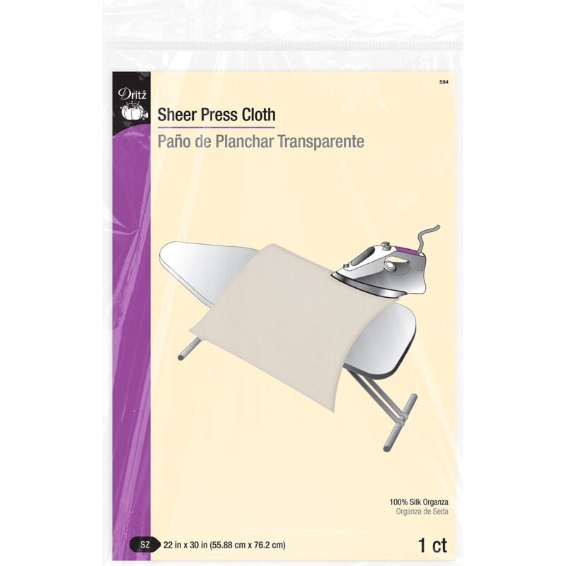 foto del prodotto dritz cloth seta sheer press 22 cm x 30 cm