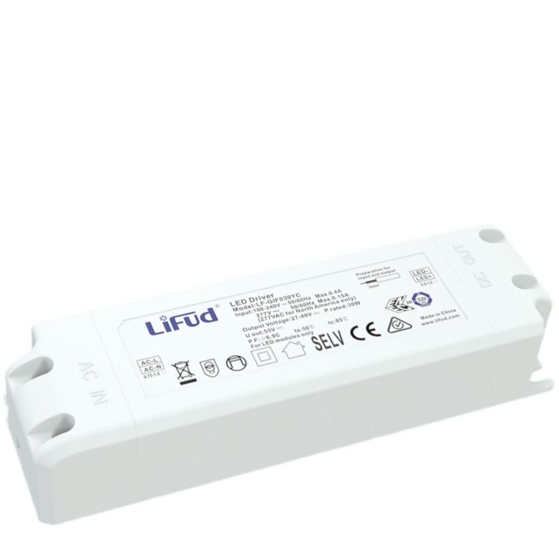 foto del prodotto driver 100 277v output 27 40v 700ma 30w lf gif030yc0700h lifud 30 w