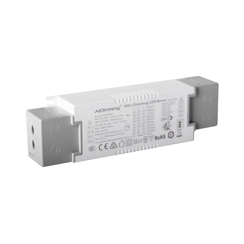 foto del prodotto driver dali push 0 10v dimmerabile 44w dc 9 42v multicorrente