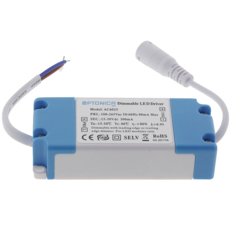 foto del prodotto driver dimmerabile ac180-265v 15-30 vdc 300ma