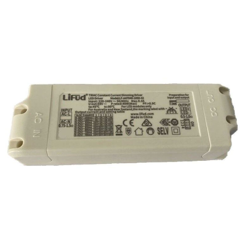 foto del prodotto driver dimmerabile triac per pannelli led 40w v tac