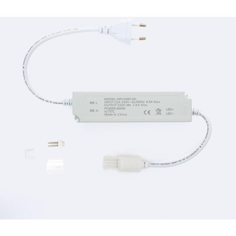foto del prodotto driver flicker free per striscia led senza raddrizzatore 220v ac smd ip65 larghezza 12mm 400 w