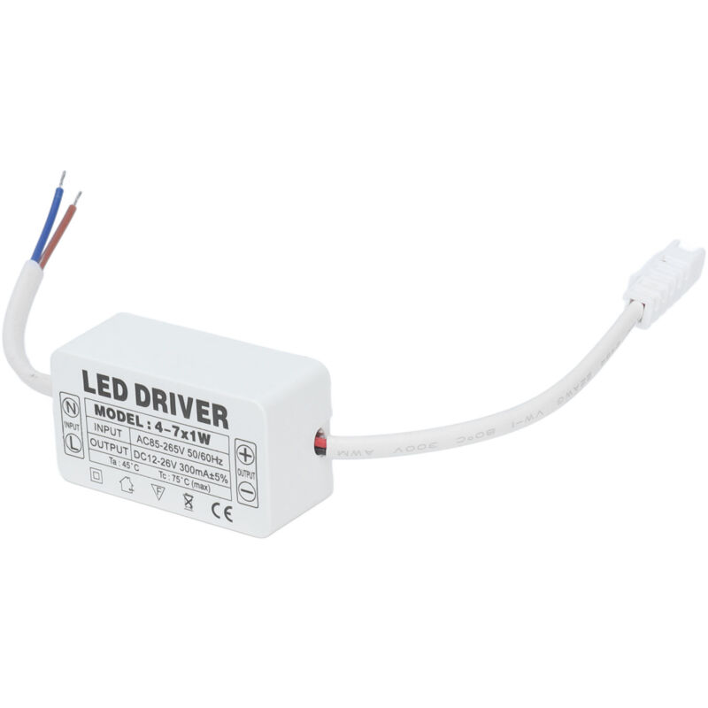 foto del prodotto driver led 4 7x1w corrente costante 300 ma ingresso ac85 265v uscita dc12 26v trasformatore di alimentazione eosnow