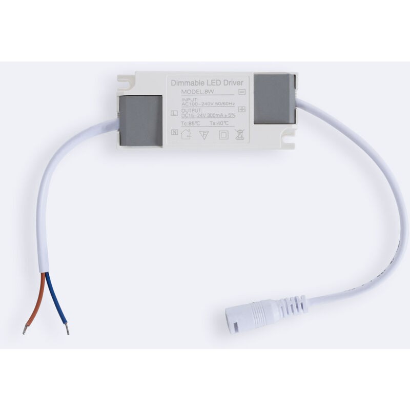 foto del prodotto driver regolabile triac 180 260v output 15 24v 300ma 8w