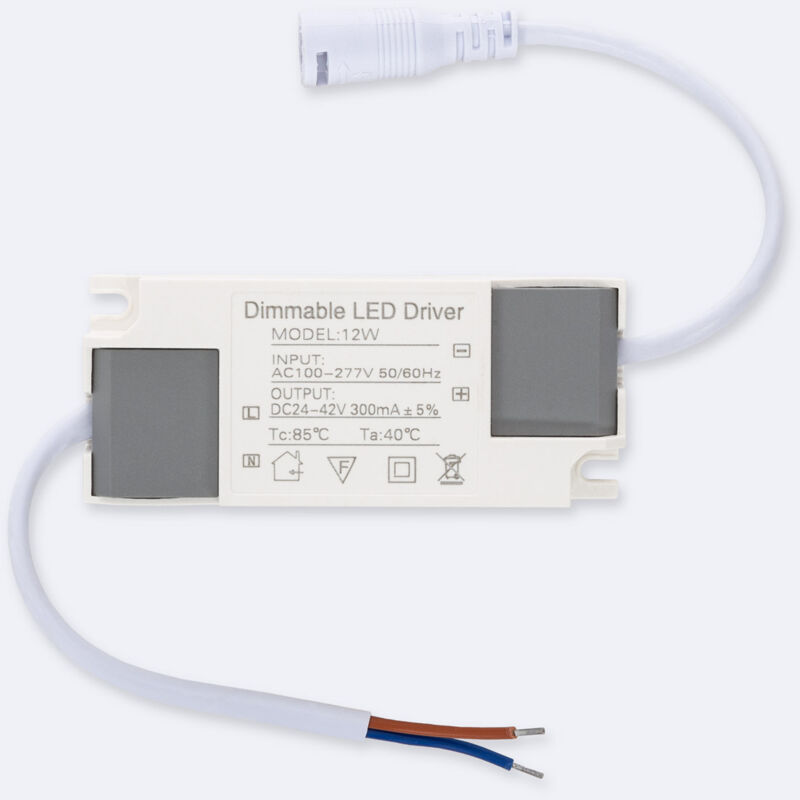 foto del prodotto driver regolabile triac 180 260v output 21 45v 300ma 12w