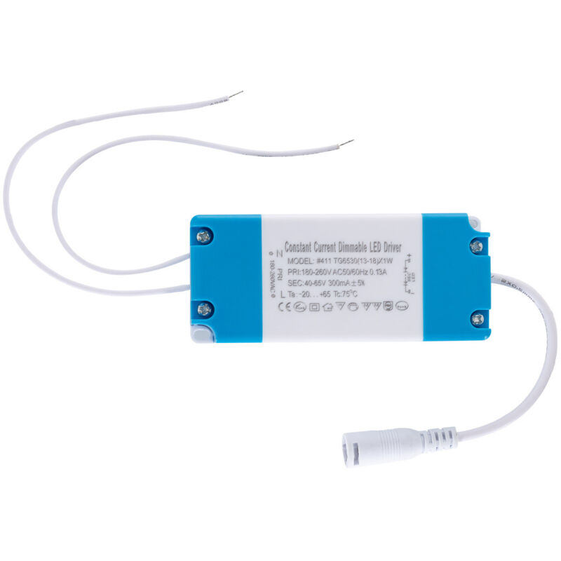 foto del prodotto driver regolabile triac 180 260v output 40 65v 300ma 18w