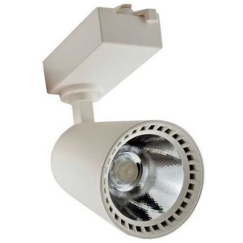 foto del prodotto driwei faro faretto a led orientabile per binario colore bianco freddo 6000k 10w