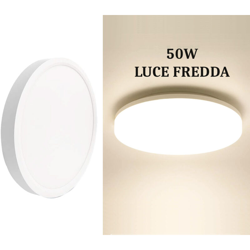foto del prodotto driwei plafoniera led soffitto 50w applique lampada rotonda moderna bianca luce fredda