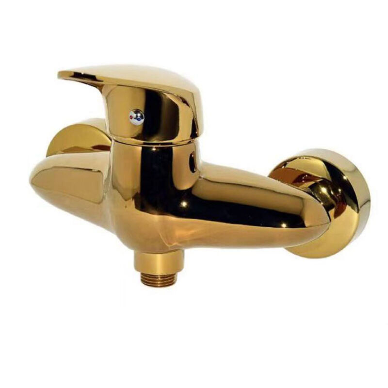 foto del prodotto driwei rubinetto vasca da bagno miscelatore da parete maniglia singola oro lucido 7187g