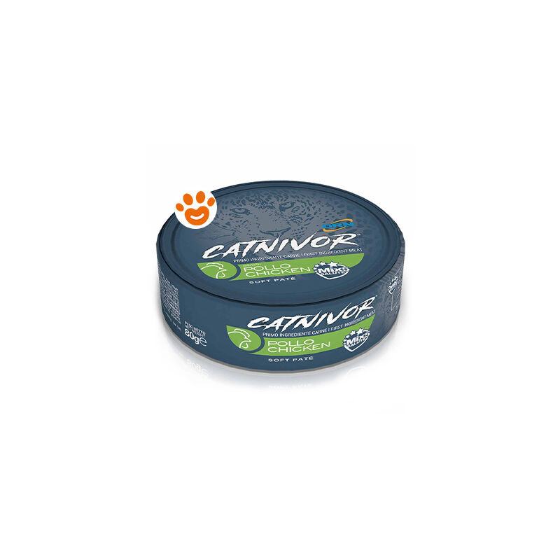 foto del prodotto drn catnivor pollo drn catnivor pollo lattina da 80 gr