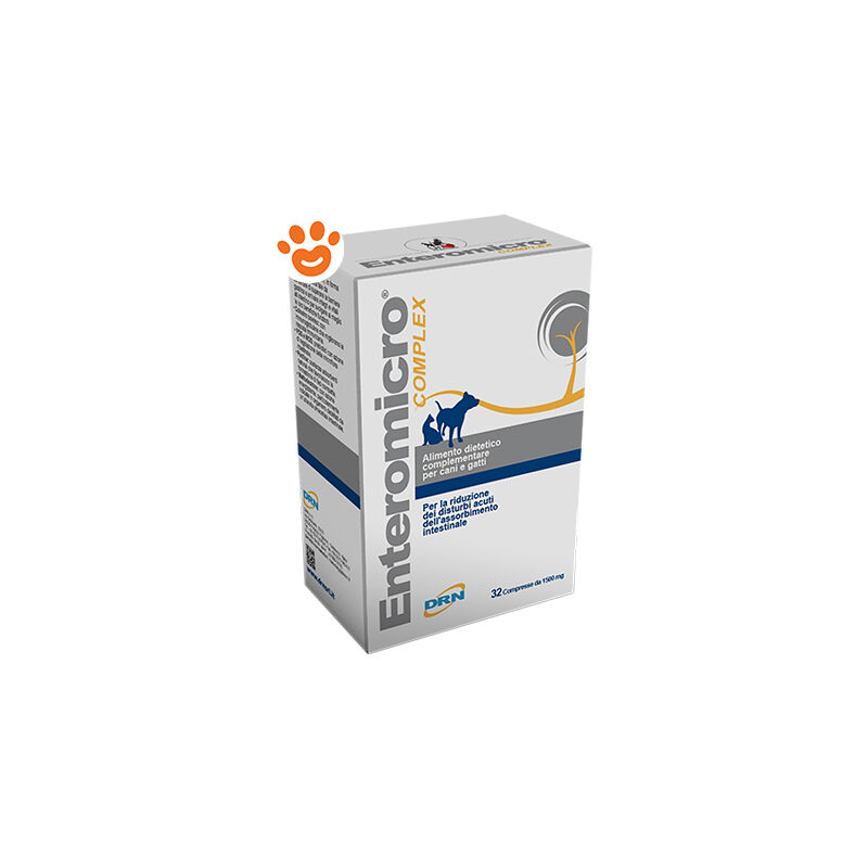 foto del prodotto drn dog cat enteromicro complex drn dog cat enteromicro complex confezione da 32 compresse
