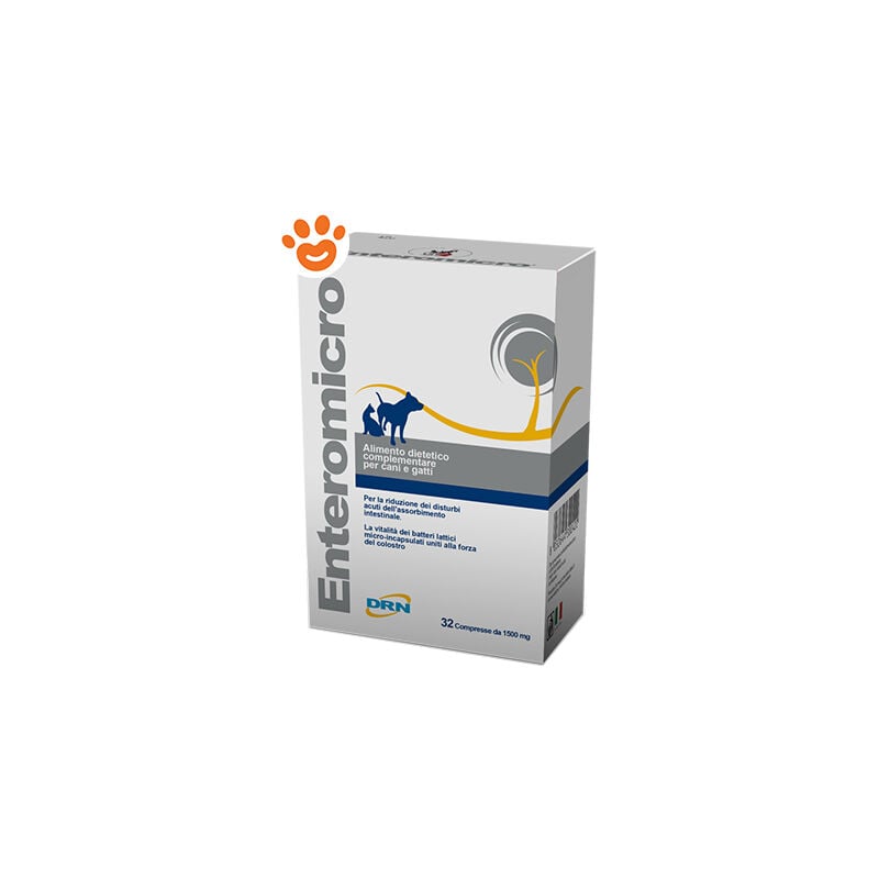 foto del prodotto drn dog cat enteromicro dog cat enteromicro confezione da 32 compresse