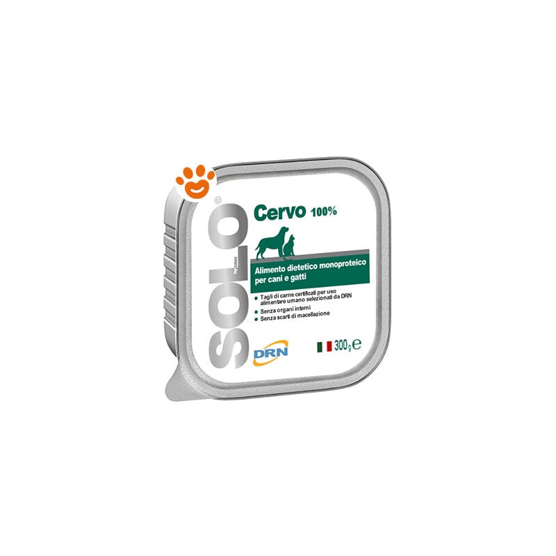 foto del prodotto drn dog cat solo cervo dog cat solo cervo vaschetta da 300 gr