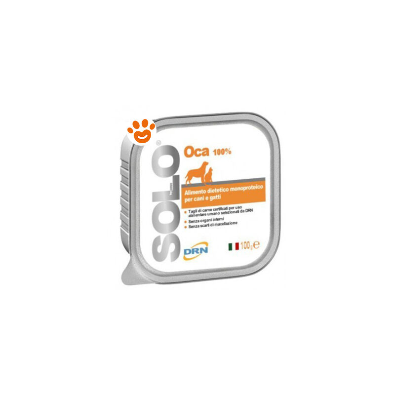 foto del prodotto drn dog cat solo oca drn dog cat solo oca vaschetta da 100 gr
