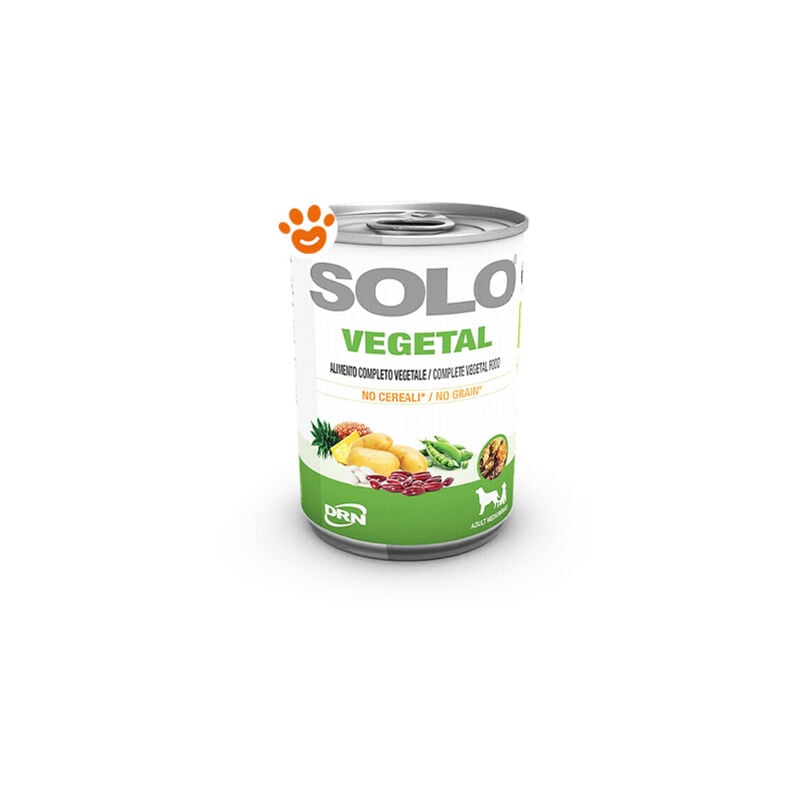 foto del prodotto drn - dog solo vegetal adult medium maxi dog solo vegetal adult medium maxi - lattina da 400 gr