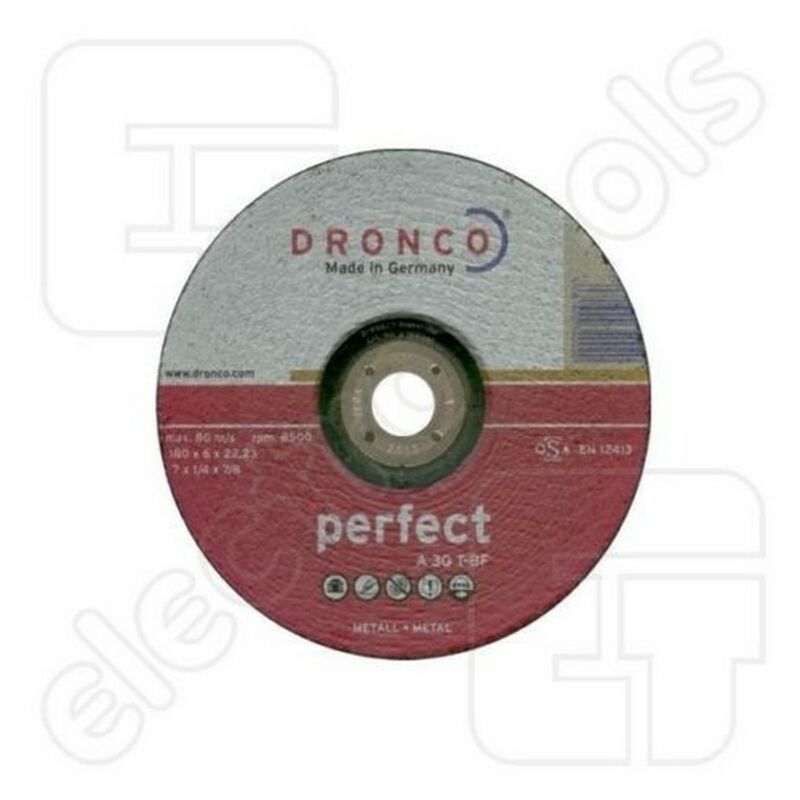 foto del prodotto dronco a 30 t bf perfect 115 x 6.0 x 22.2mm metal grinding disc
