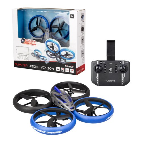 foto del prodotto drone rocco giocattoli 20732122 flybotic bumper vision 2,4 ghz con vid