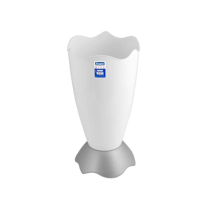 foto del prodotto drop porta ombrelli in plastica di colore bianco bama