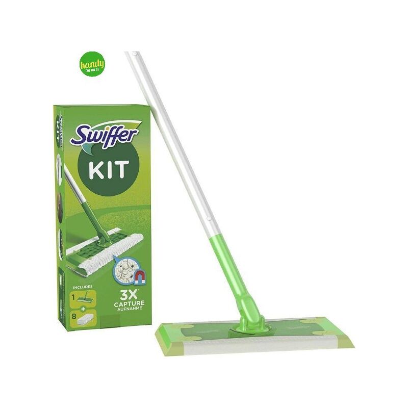foto del prodotto dry kit 8 panni 3 wet panni swiffer