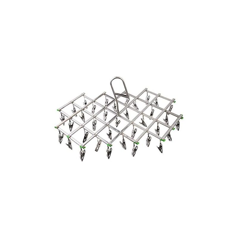 foto del prodotto drying clips, 35 foldable clothes pegs for socks, shorts, underwear, gloves, panties