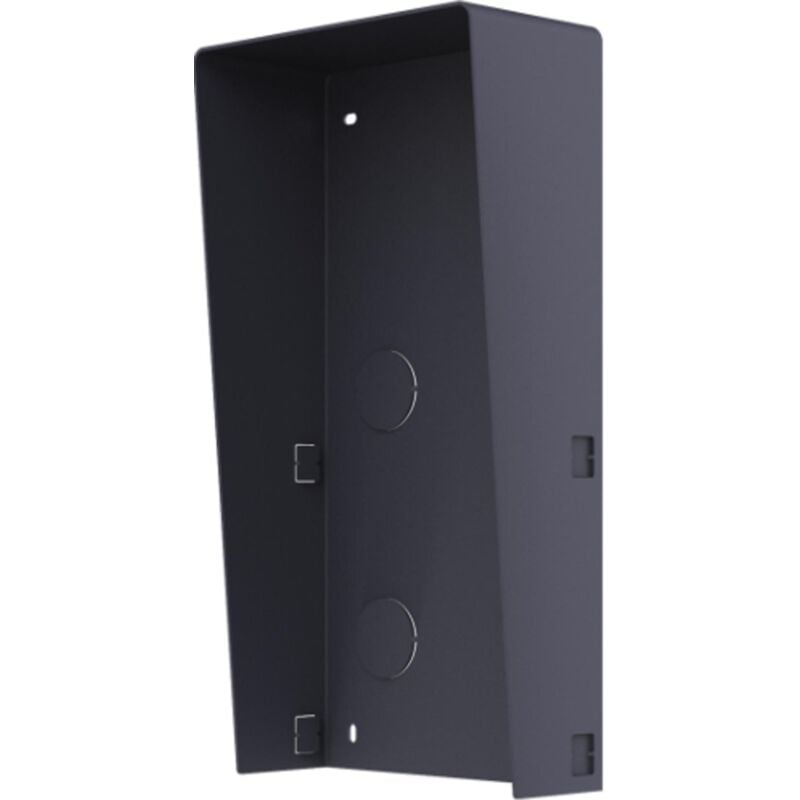 foto del prodotto ds-kabd8003-rs2 supporto parasole tettuccio in metallo 2 moduli per pulsantiera 8003 - hikvision