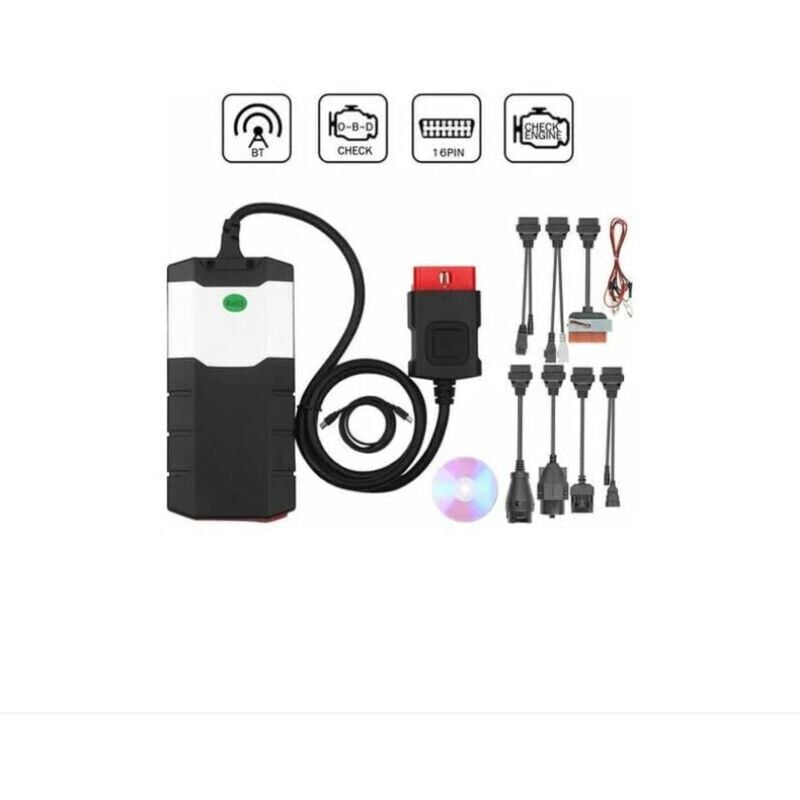 foto del prodotto ds150e bt cdp tcs errore camion strumento diagnostico auto con 8 cavi obd 2 lettore di codici auto supporto sistema motore auto strumenti diagnostici