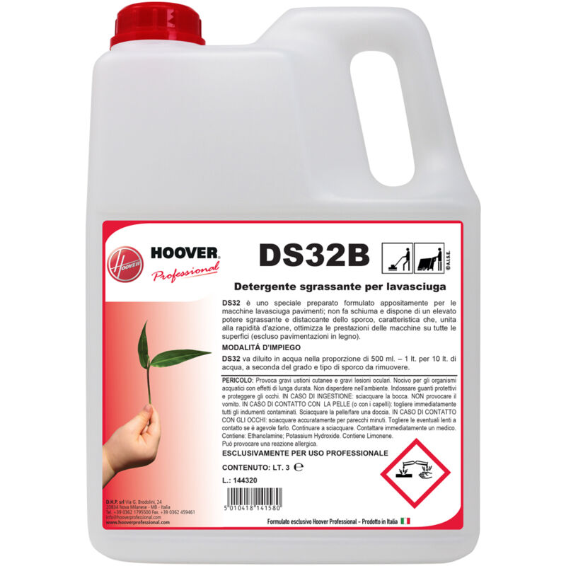 foto del prodotto ds32b detergente sgrassante per lavasciuga