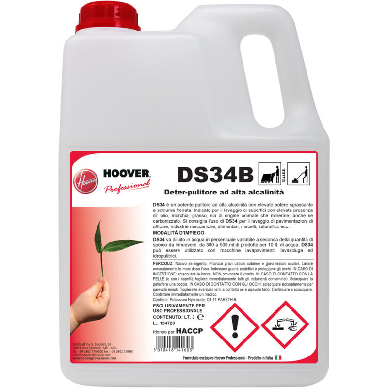 foto del prodotto ds34b sgrassante ad alta alcalinit 