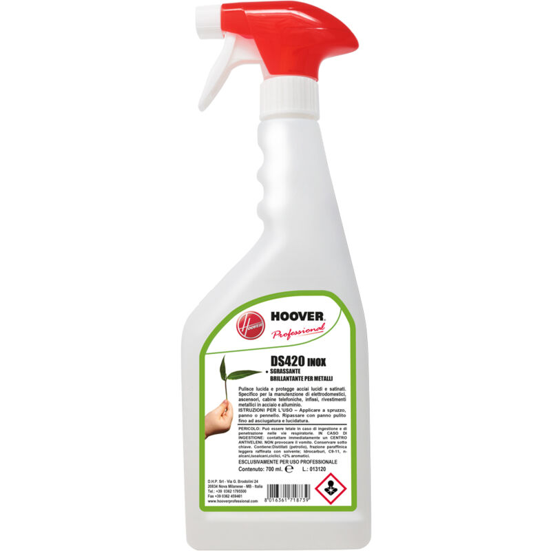 foto del prodotto ds420 inox pulitore protettivo per superfici in acciaio
