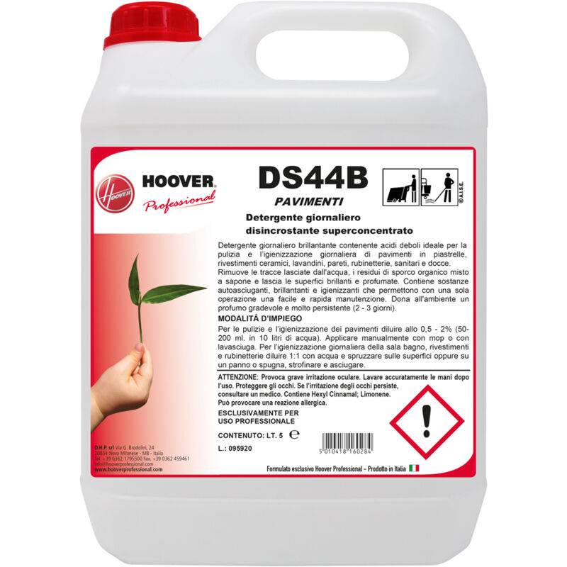 foto del prodotto ds44b pavimenti detergente igienizzante