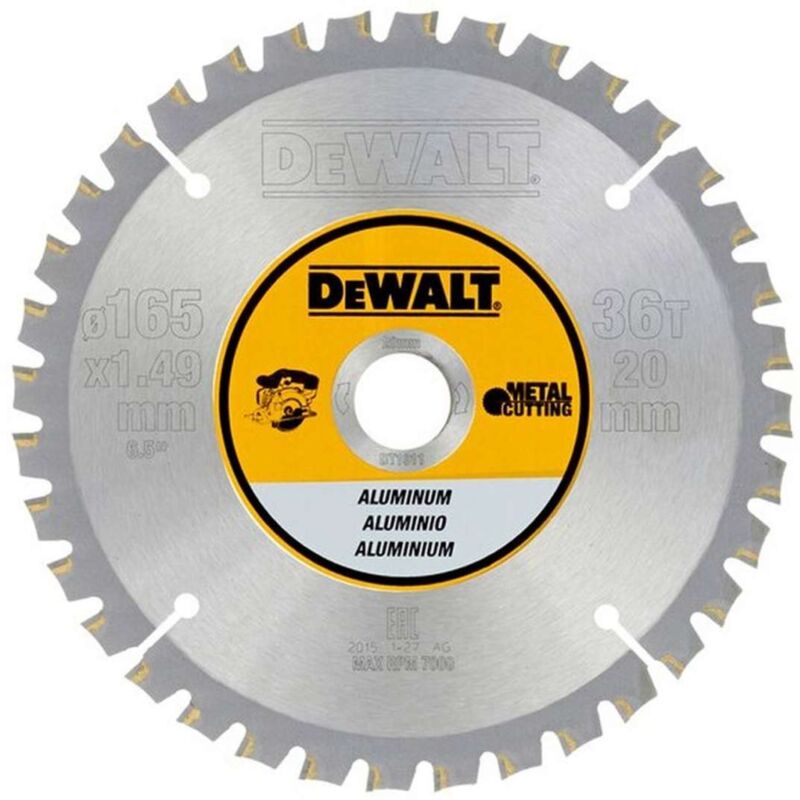 foto del prodotto dt1911 qz lama sega circolare 165x20 mm metallo dewalt