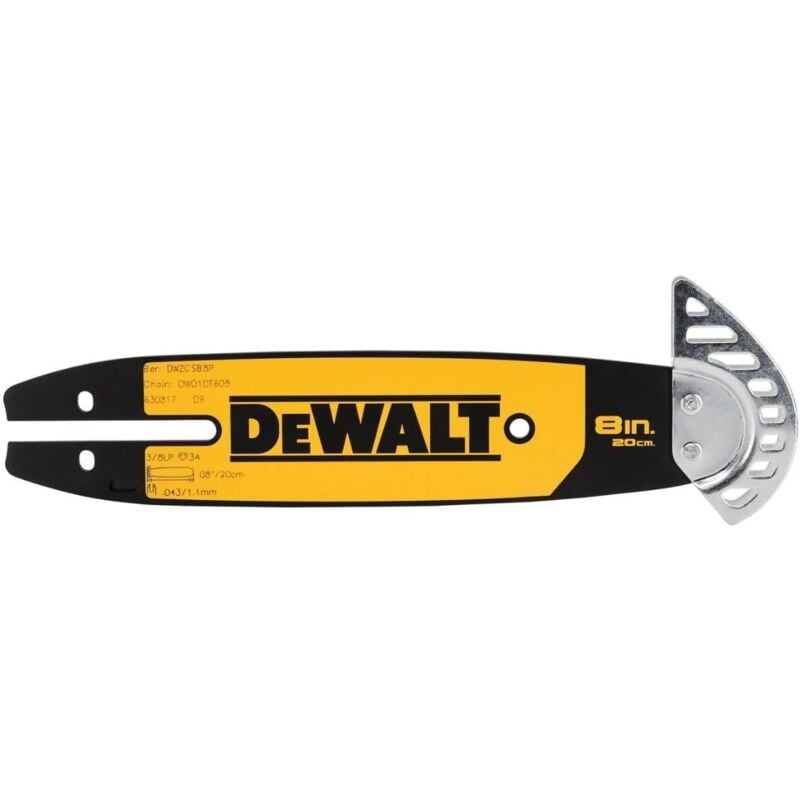 foto del prodotto dt20694 barra motosega 20 cm dispositivo di protezione metallo dewalt
