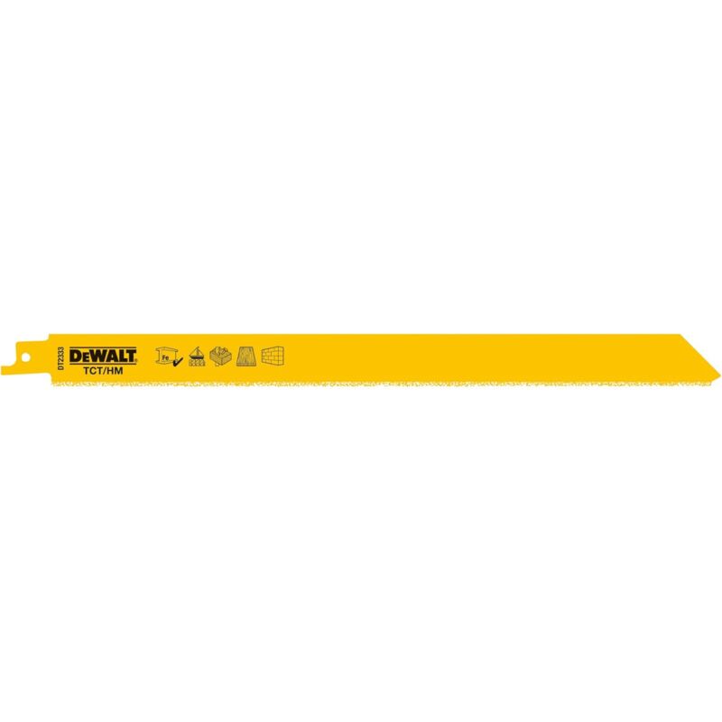foto del prodotto dt2333 lame seghetto alternativo 228x2 mm 2 pz poroton dewalt