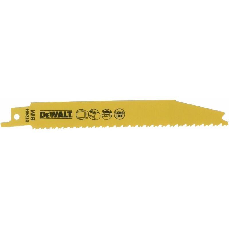 foto del prodotto dt2404, qz, hoja de sierra sable bim progressor para metal dewalt