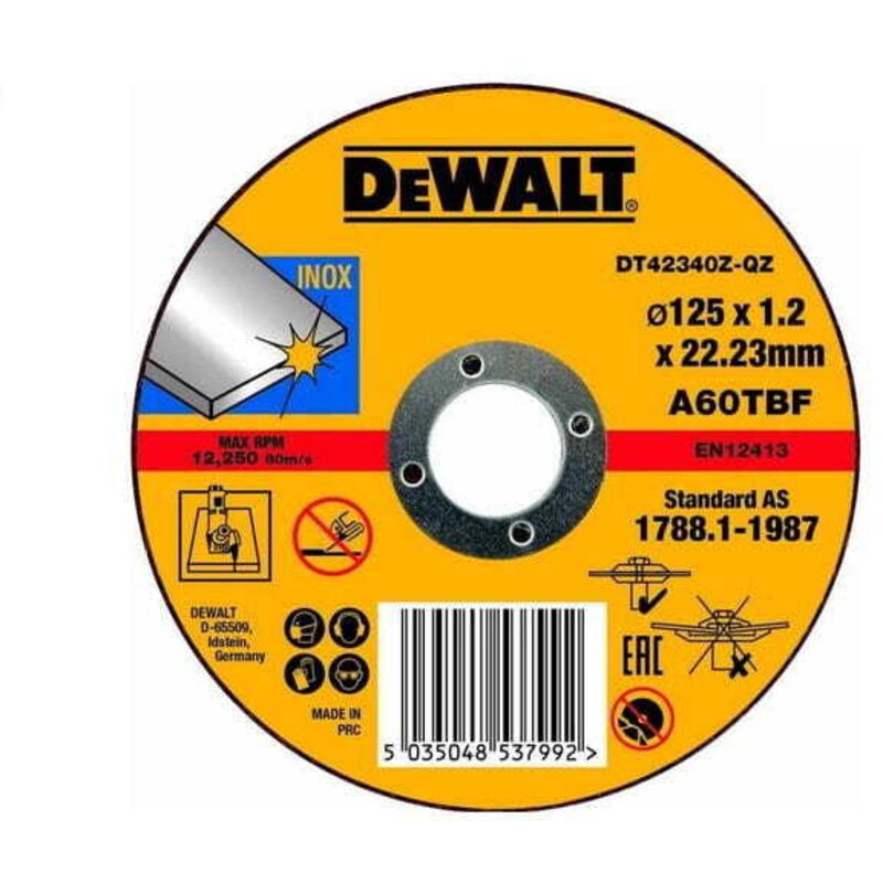 foto del prodotto dt42340z qz accessorio per smerigliatrice angolare taglio deldisco dewalt