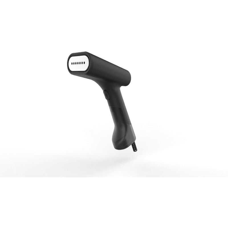 foto del prodotto dtc120b stiro verticale portatile, piastra in acciaio inox, 1800 w, serbatoio 120 ml, pronto in 35 secondi, getto vapore 28g min. colore nero,