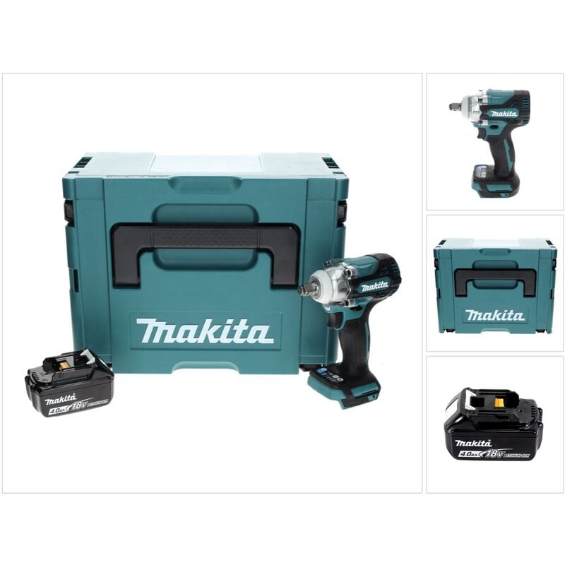 foto del prodotto dtw 300 m1j avvitatore ad impulsi a batteria 18v 330nm 1 2 brushless 1x batteria 4,0 ah valigetta makpac senza caricabatterie makita