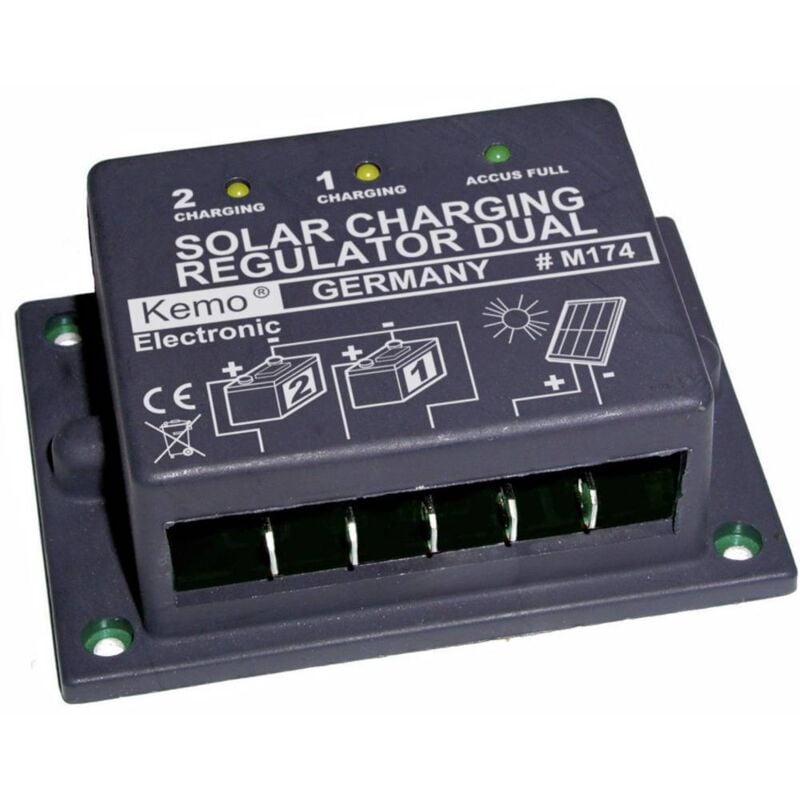 foto del prodotto dual m174 regolatore di carica serie 12 v 16 a kemo