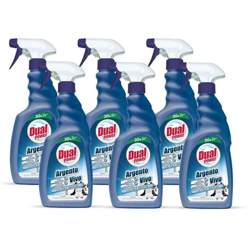 foto del prodotto dual power pulitore specifico argento vivo detergente liquido per argento 250 ml