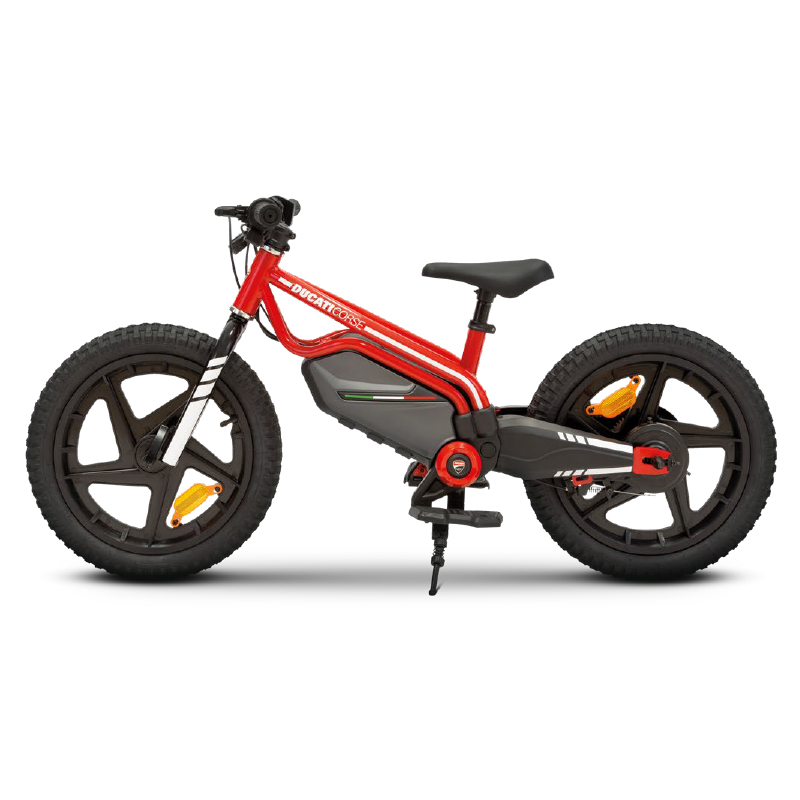 foto del prodotto ducati e moto kids motore 150w ruote 16 x 2.4 16 km h 3 velocita selezionabili 8 12 16km h 