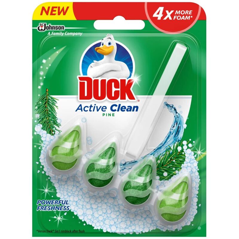 foto del prodotto duck active clean tavoletta wc igienizzante formula anti odore pino