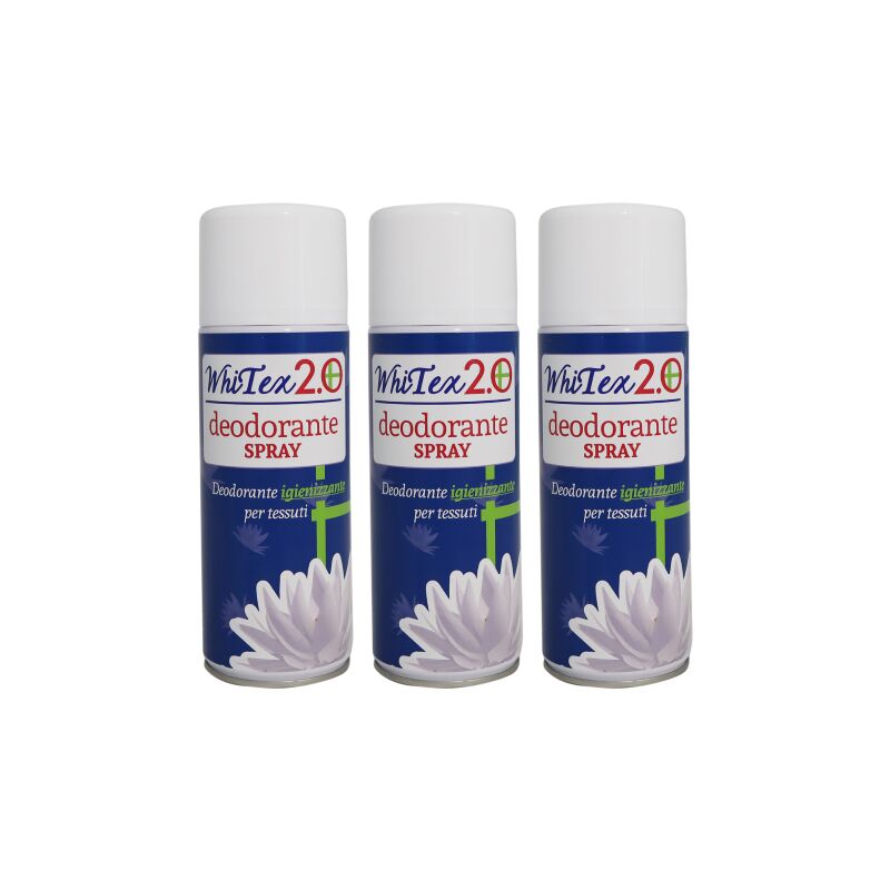 foto del prodotto due esse christmas 3 x rampi deowhitex 2.0 deodorante igienizzante tessuti superfici ambiente antitarme spray 400 ml