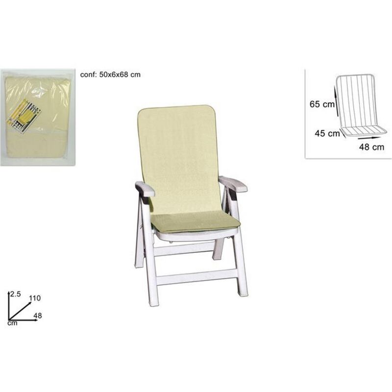 foto del prodotto due esse distribuzioni cuscino schienale cipro beige 110x48x2,5 cm