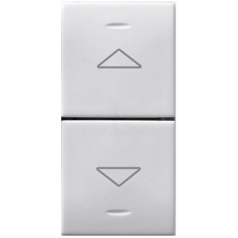 foto del prodotto due mezzi tasti commutatore iot domus 1m mod. s44 441tgc w ave