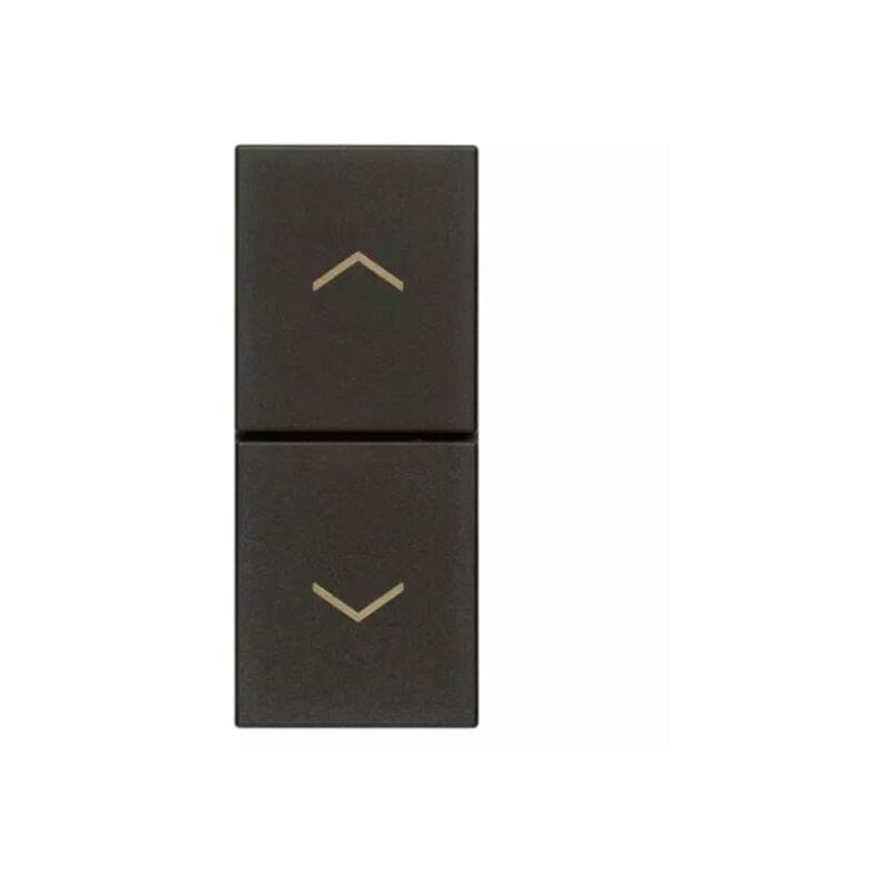 foto del prodotto due pulsanti interbloccati vimar linea con frecce-nero-30062.g