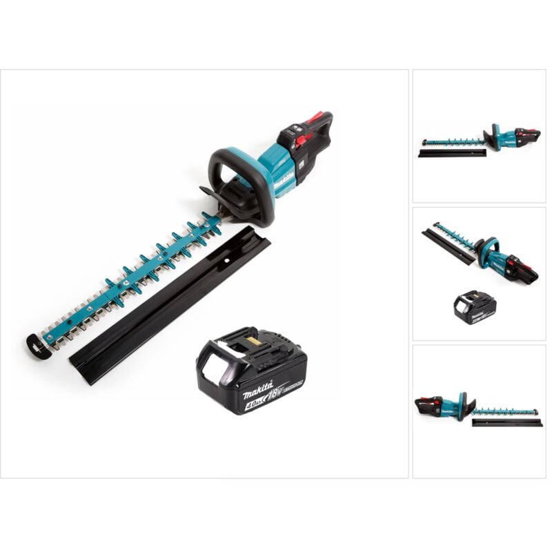foto del prodotto duh 502 m1 tagliasiepi a batteria 18v 50cm 1x batteria ricaricabile 4,0 ah senza caricabatteria gert. makita