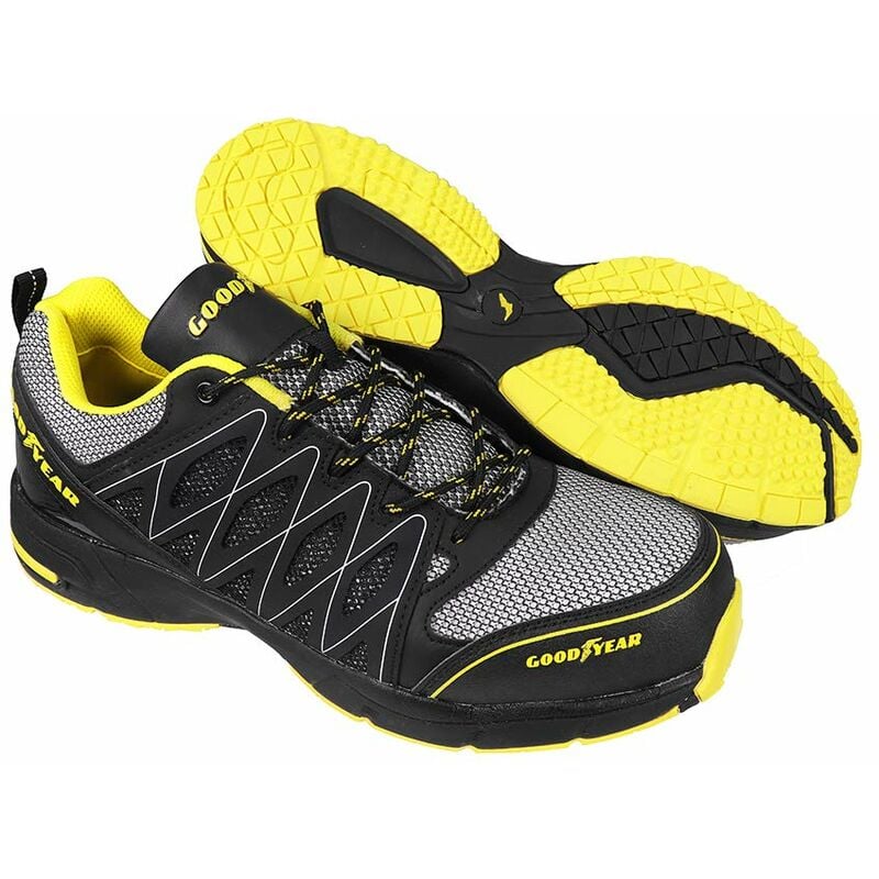 foto del prodotto dulary goodyeargyshu1502 scarpe da tennis di sicurezza uomo, nero black yellow , 46