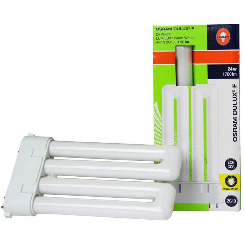 foto del prodotto dulux f lampada fluorescente 24 w 2g10 warm white osram