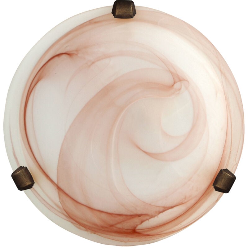 foto del prodotto duna lampada plafoniera da soffitto e27 1 luce 40cm tabacco